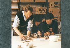 Tpfern in der Fabrik