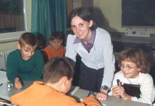 Sch�ler in der Schloss-Schule