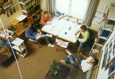 Schler im eigenen Zimmer